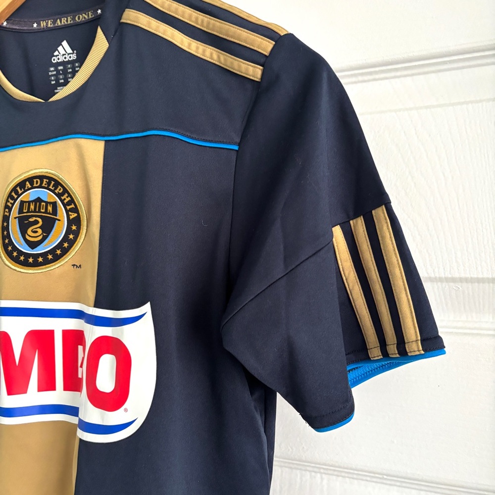 Philadelphia Union Adidas Soccer Kit Jersey Home 2011 2012 Youth Large - Picture 4 of 11